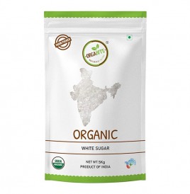 Orgabite Organic White Sugar   Pack  5 kilogram